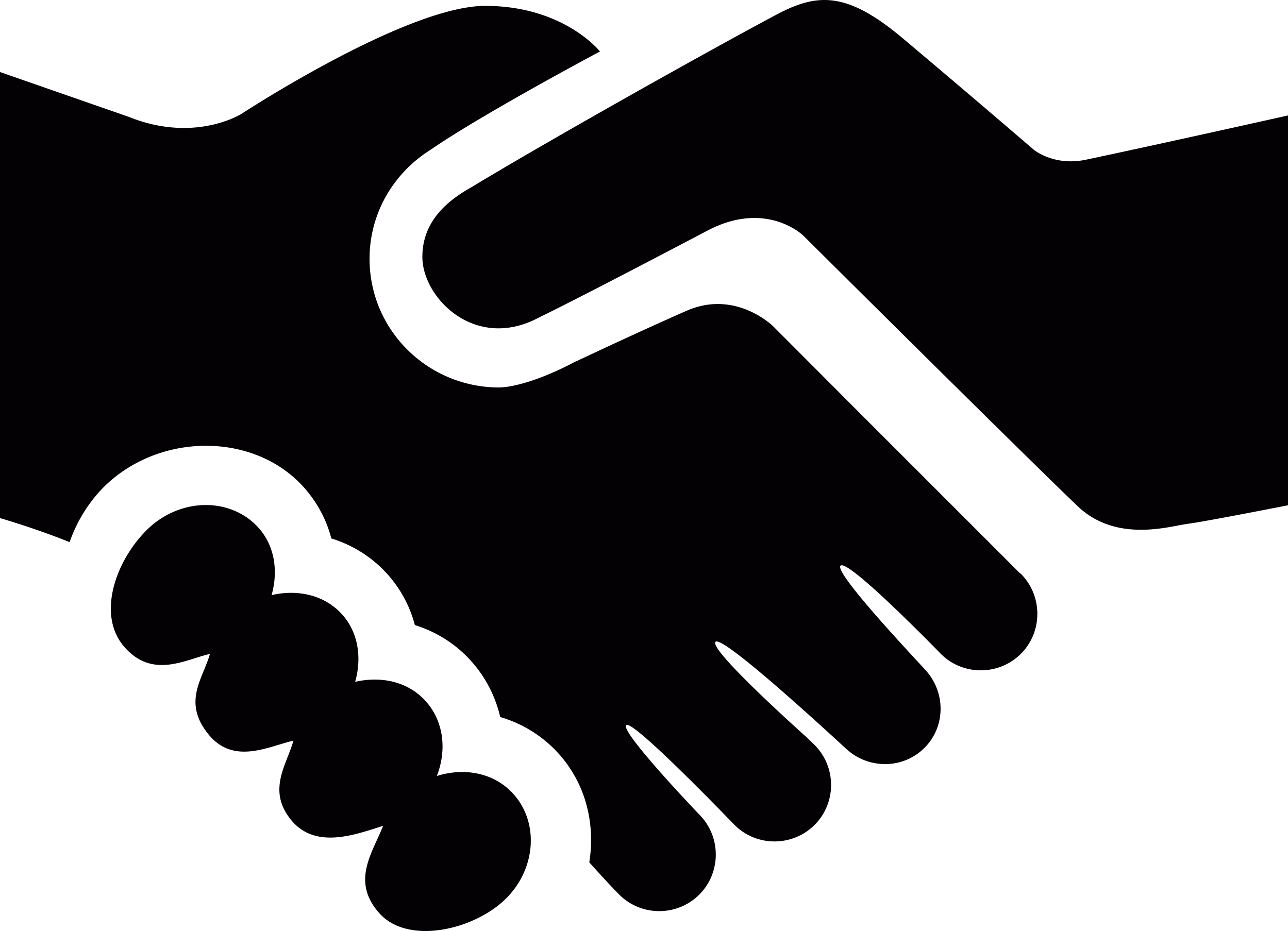 Hand Shake Tracing Svg Vector Free Vectors